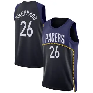 Indiana Pacers Men's Ben Sheppard Blue Swingman 2022/23 City Edition Jersey