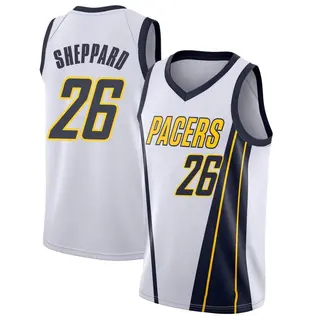 Indiana Pacers Men's Ben Sheppard White Swingman 2018/19 Jersey - Earned Edition