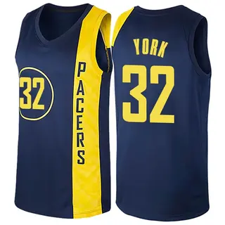 Indiana Pacers Men's Gabe York Navy Blue Swingman Jersey - City Edition