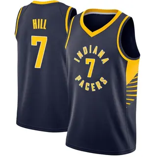 Indiana Pacers Men's George Hill Navy Swingman Jersey - Icon Edition