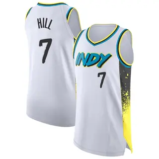 Indiana Pacers Men's George Hill White Authentic 2024/25 City Edition Jersey