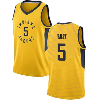 Indiana Pacers Men's Jalen Rose Gold Swingman Jersey - Statement Edition