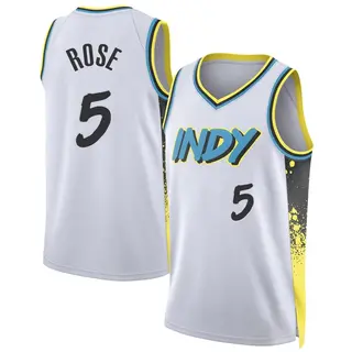 Indiana Pacers Men's Jalen Rose White Swingman 2024/25 City Edition Jersey