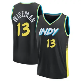 Indiana Pacers Men's James Wiseman Black Fast Break 2023/24 City Edition Jersey