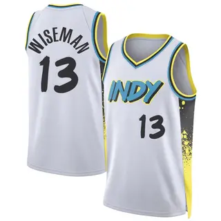 Indiana Pacers Men's James Wiseman White Swingman 2024/25 City Edition Jersey