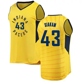 Indiana Pacers Men's Pascal Siakam Gold Fast Break Jersey - Statement Edition