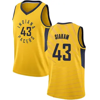 Indiana Pacers Men's Pascal Siakam Gold Swingman Jersey - Statement Edition