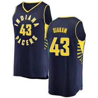 Indiana Pacers Men's Pascal Siakam Navy Fast Break Jersey - Icon Edition