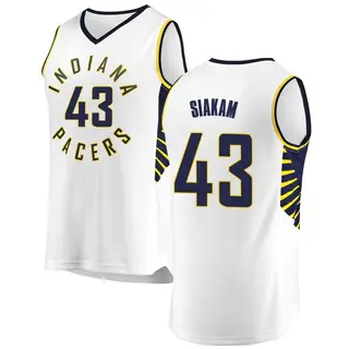 Indiana Pacers Men's Pascal Siakam White Fast Break Jersey - Association Edition