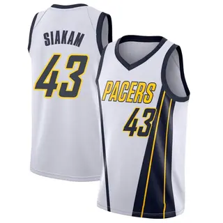 Indiana Pacers Men's Pascal Siakam White Swingman 2018/19 Jersey - Earned Edition