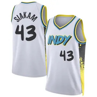 Indiana Pacers Men's Pascal Siakam White Swingman 2024/25 City Edition Jersey