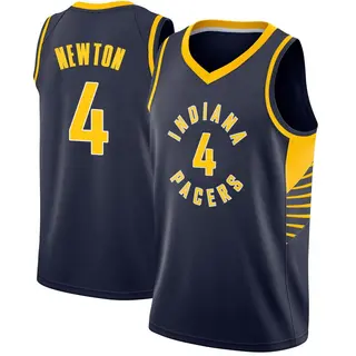 Indiana Pacers Men's Tristen Newton Navy Swingman Jersey - Icon Edition