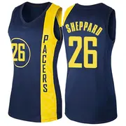 Indiana Pacers Women's Ben Sheppard Navy Blue Swingman Jersey - City Edition