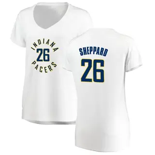 Indiana Pacers Women's Ben Sheppard White Fast Break Jersey - Association Edition