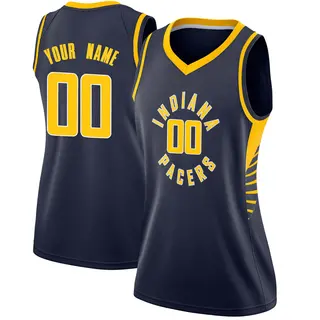 Indiana Pacers Women's Custom Navy Swingman Jersey - Icon Edition