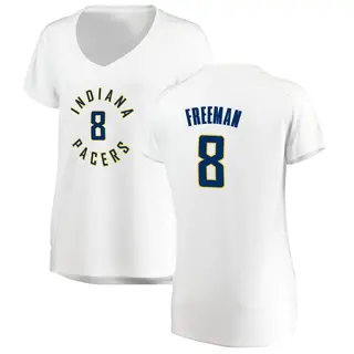 Indiana Pacers Women's Enrique Freeman White Fast Break Jersey - Association Edition