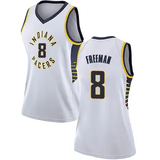 Indiana Pacers Women's Enrique Freeman White Swingman Jersey - Association Edition