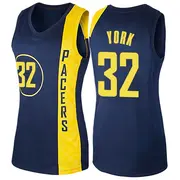 Indiana Pacers Women's Gabe York Navy Blue Swingman Jersey - City Edition