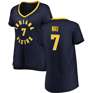 Indiana Pacers Women's George Hill Navy Fast Break Jersey - Icon Edition