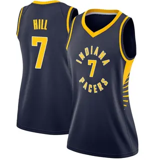 Indiana Pacers Women's George Hill Navy Swingman Jersey - Icon Edition