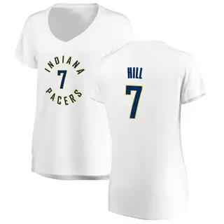 Indiana Pacers Women's George Hill White Fast Break Jersey - Association Edition