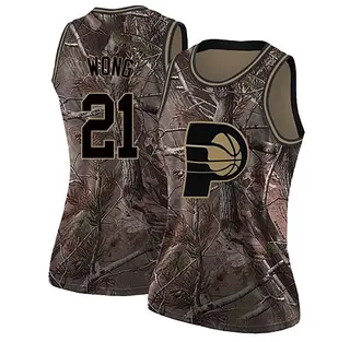 Indiana Pacers Women's Isaiah Wong Camo Swingman Realtree Collection Jersey