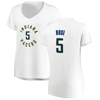 Indiana Pacers Women's Jalen Rose White Fast Break Jersey - Association Edition