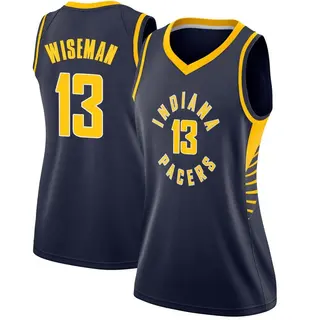 Indiana Pacers Women's James Wiseman Navy Swingman Jersey - Icon Edition