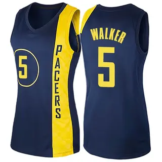 Indiana Pacers Women's Jarace Walker Navy Blue Swingman Jersey - City Edition