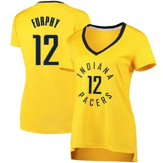 Indiana Pacers Women's Johnny Furphy Gold Fast Break Jersey - Statement Edition