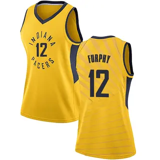 Indiana Pacers Women's Johnny Furphy Gold Swingman Jersey - Statement Edition