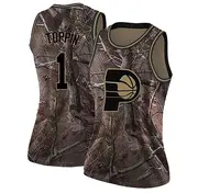 Indiana Pacers Women's Obi Toppin Camo Swingman Realtree Collection Jersey