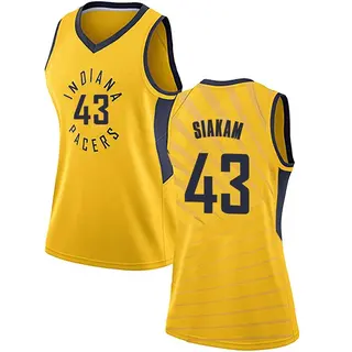 Indiana Pacers Women's Pascal Siakam Gold Swingman Jersey - Statement Edition