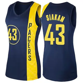 Indiana Pacers Women's Pascal Siakam Navy Blue Swingman Jersey - City Edition