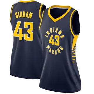 Indiana Pacers Women's Pascal Siakam Navy Swingman Jersey - Icon Edition