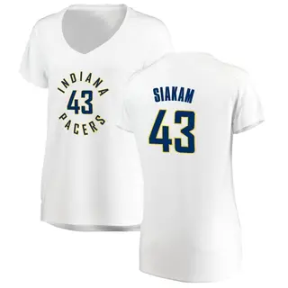 Indiana Pacers Women's Pascal Siakam White Fast Break Jersey - Association Edition