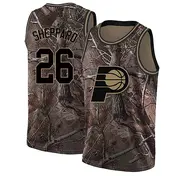 Indiana Pacers Youth Ben Sheppard Camo Swingman Realtree Collection Jersey