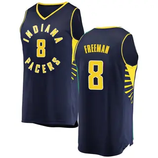 Indiana Pacers Youth Enrique Freeman Navy Fast Break Jersey - Icon Edition