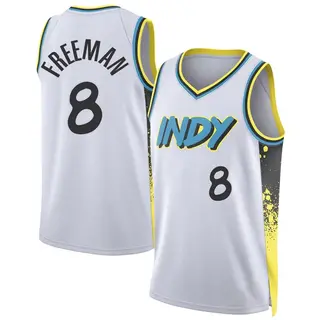 Indiana Pacers Youth Enrique Freeman White Swingman 2024/25 City Edition Jersey