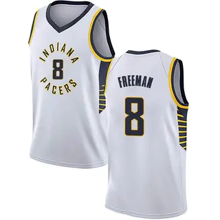 Indiana Pacers Youth Enrique Freeman White Swingman Jersey - Association Edition