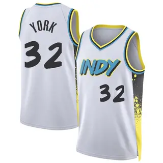 Indiana Pacers Youth Gabe York White Swingman 2024/25 City Edition Jersey