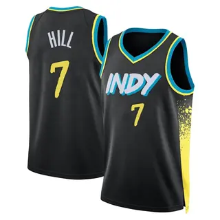 Indiana Pacers Youth George Hill Black Swingman 2023/24 City Edition Jersey