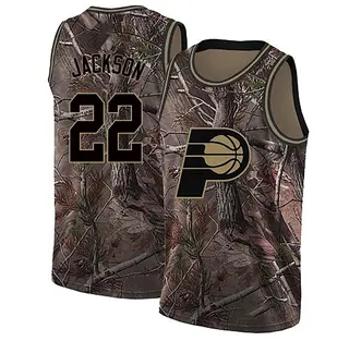 Indiana Pacers Youth Isaiah Jackson Camo Swingman Realtree Collection Jersey