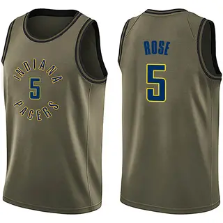 Indiana Pacers Youth Jalen Rose Green Swingman Salute to Service Jersey