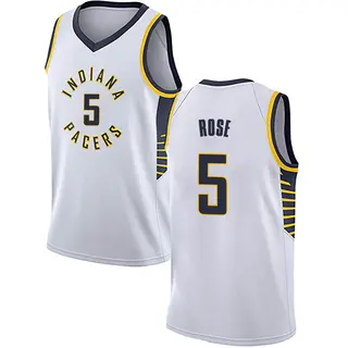 Indiana Pacers Youth Jalen Rose White Swingman Jersey - Association Edition