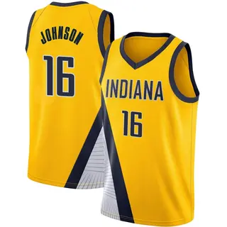 Indiana Pacers Youth James Johnson Yellow Swingman 2019/20 Jersey - Statement Edition