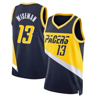 Indiana Pacers Youth James Wiseman Navy Swingman 2021/22 City Edition Jersey