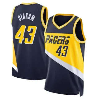 Indiana Pacers Youth Pascal Siakam Navy Swingman 2021/22 City Edition Jersey