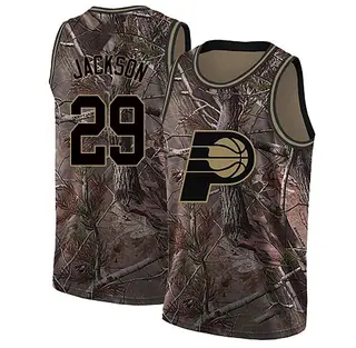 Indiana Pacers Youth Quenton Jackson Camo Swingman Realtree Collection Jersey