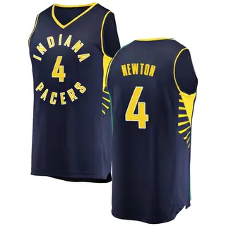 Indiana Pacers Youth Tristen Newton Navy Fast Break Jersey - Icon Edition